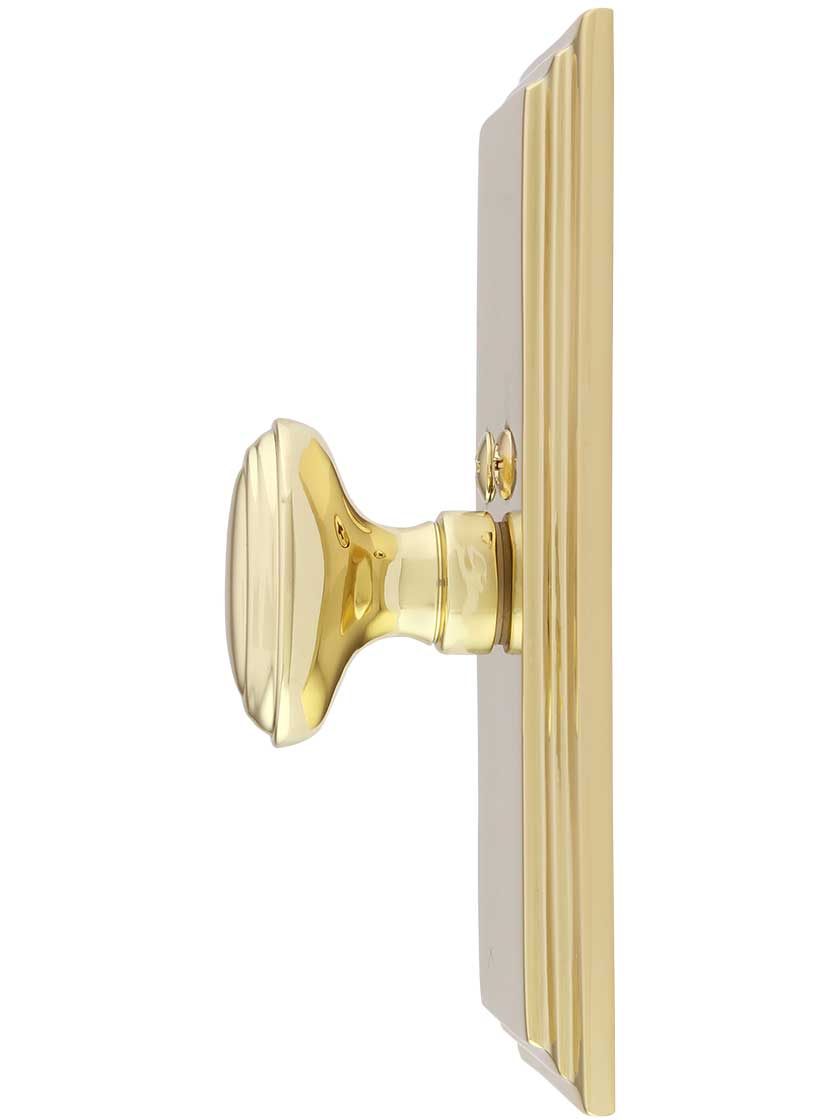 Alternate View 2 of Grandeur Single-Cylinder Deadbolt with Carre Plates.
