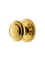 Grandeur Circulaire Rosette Door Set with Circulaire Knobs.