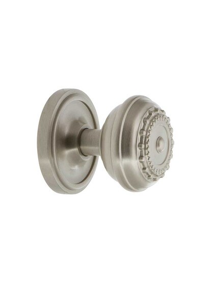 Alternate View 2 of Classic Rosette Set With Meadows Door Knobs.