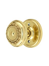 Classic Rosette Set With Meadows Door Knobs.