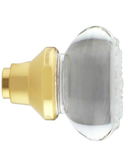 Alternate View 3 of Pair of Meadows Crystal-Glass Door Knobs.
