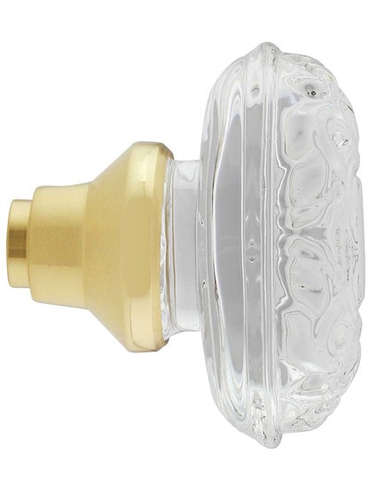 Alternate View 3 of Pair of Victorian Crystal-Glass Door Knobs.