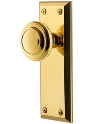 Grandeur Fifth-Avenue Door Set with Circulaire Knobs.