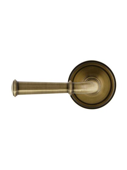 Alternate View of Grandeur Georgetown Rosette Door Set with Georgetown Levers.