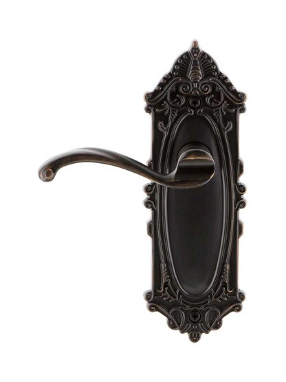 Alternate View of Grandeur Grande Victorian Design Door Set With Portofino Levers.