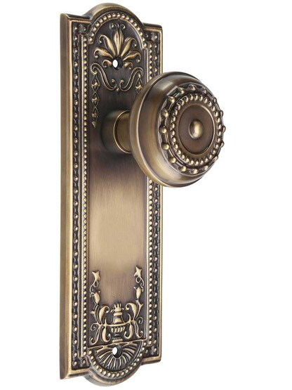Meadows Door Set With Meadows Knobs in Antique-By-Hand.
