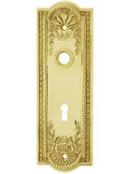 Meadows Design Forged Brass Back Plate With Keyhole