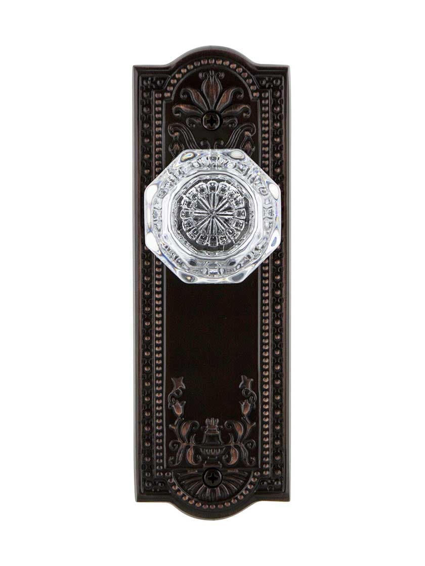 Alternate View of Meadows Style Door Set With Waldorf Crystal Glass Door Knobs
