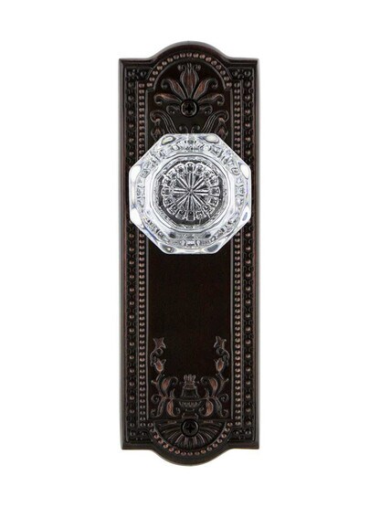 Alternate View of Meadows Style Door Set With Waldorf Crystal Glass Door Knobs