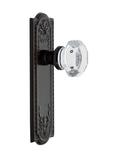 Alternate View 2 of Meadows Style Door Set With Waldorf Crystal Glass Door Knobs