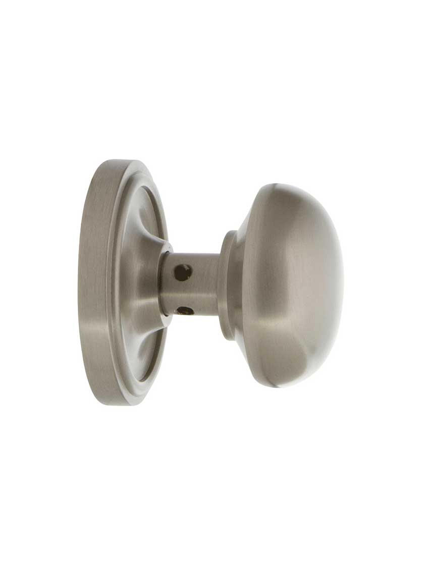 Classic Rosette Set With Elan Levers Left Hand Double Dummy In Polished Brass Old Door Knobs. 