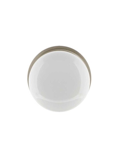 Alternate View 7 of Classic Rosette Door Set With White Porcelain Door Knobs