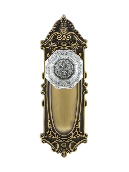 Alternate View of Largo Design Door Set With Waldorf Crystal Glass Door Knobs