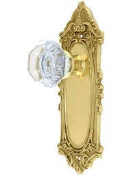 Largo Design Door Set With Waldorf Crystal Glass Door Knobs