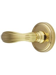 Freda Rosette Door Set with Plume Levers.