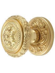 Maison Premium Rosette Door Set with Louis XVI Round Knobs