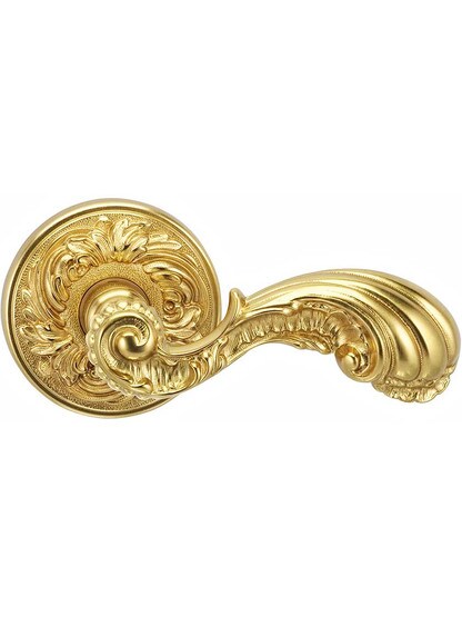 Alternate View 3 of Maison Premium Door Set with Louis XV Levers.