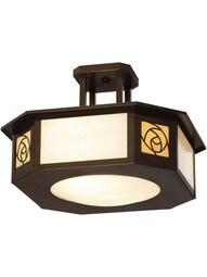 St. Clair Semi-Flush Ceiling Light In Bronze Finish
