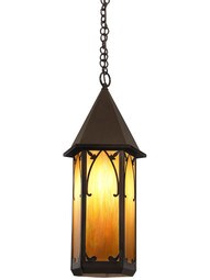 St. George Lantern Pendant In Bronze Finish