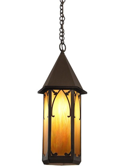 St. George Lantern Pendant In Bronze Finish
