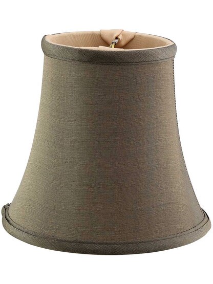 Silk Mini Bell Shade 4 1/2-Inch Height.