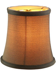 Alternate View of Silk Mini Bell Shade 4-Inch Height.