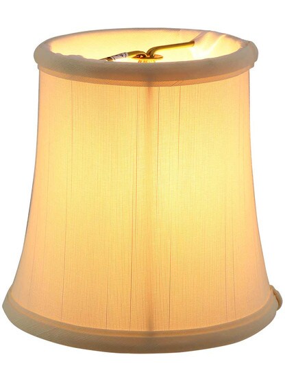 Alternate View of Tissue Shantung Mini Bell Shade 4-Inch Height.