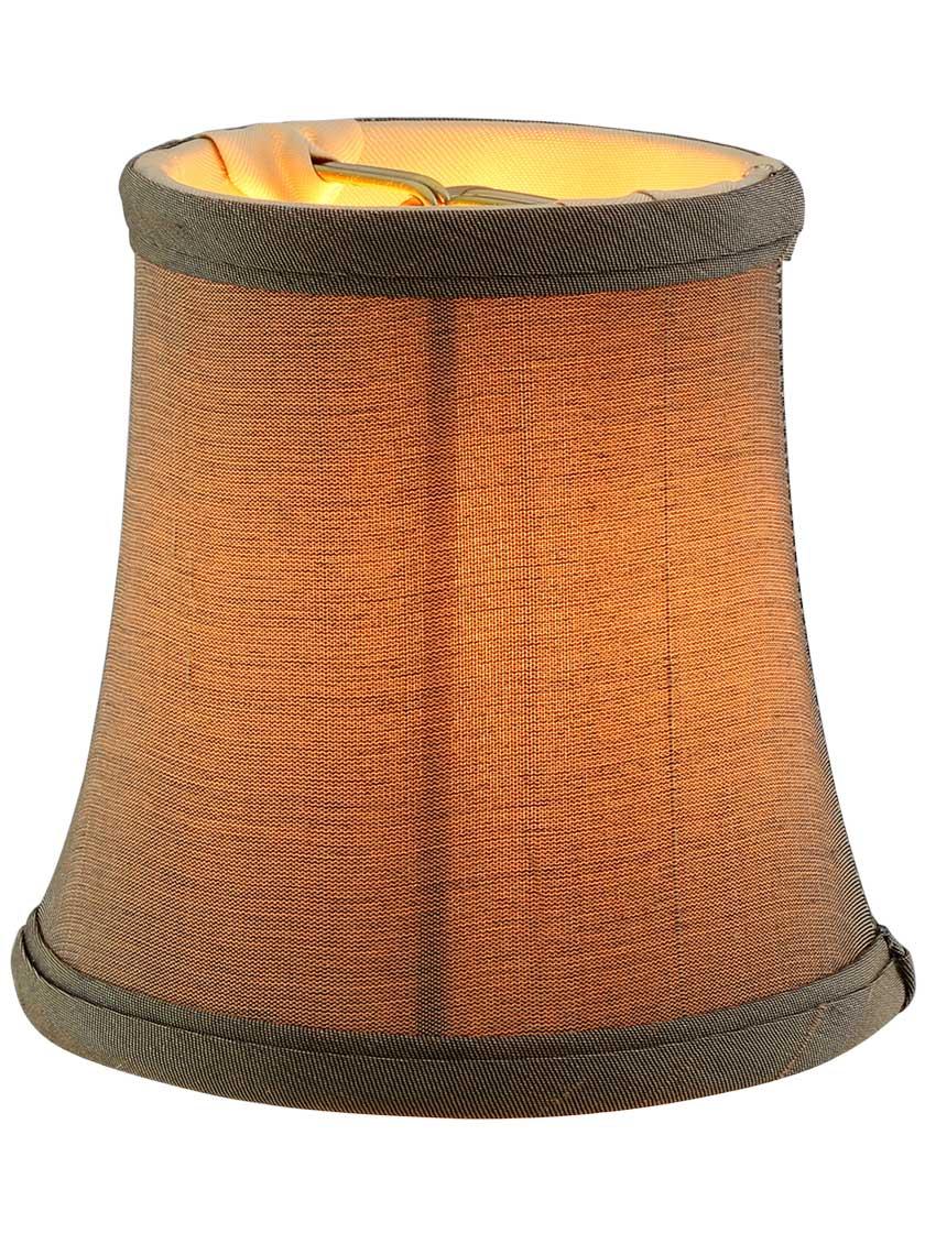 Alternate View of Silk Mini Bell Shade 3 1/2-Inch Height.