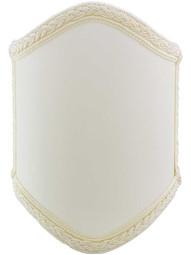 Silk Shield Shade 5 1/2-Inch Height in Eggshell Fabric.