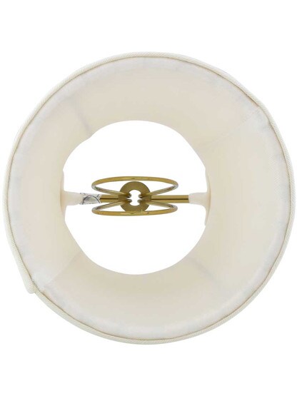Alternate View 2 of Tissue Shantung Pleated Mini Drum Shade 3 1/2-Inch Height.