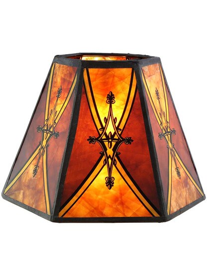 Alternate View of Empire Style Mica Mini Shade 4 1/4-Inch Height.