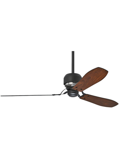 60" Tribeca Ceiling Fan In Graphite with Reversible Graphite / Walnut Blades