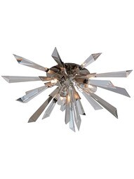 Inertia 3-Light Flush Mount Ceiling Light.