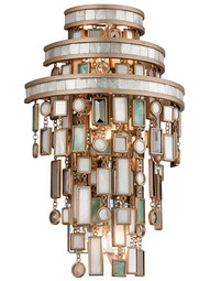 Dolcetti Three Light Sconce in Silver