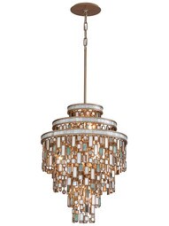 Dolcetti Seven Light Pendant in Silver