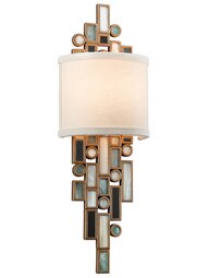 Dolcetti One Light Sconce With Linen Shade