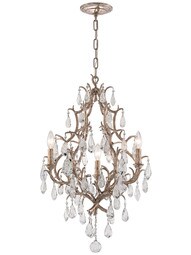 Amadeus 3-Light Chandelier in Vienna Bronze.