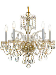Traditional Crystal 5 Light Chandelier.