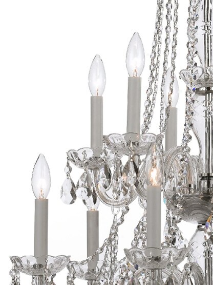 Traditional Crystal 12 Light Chandelier