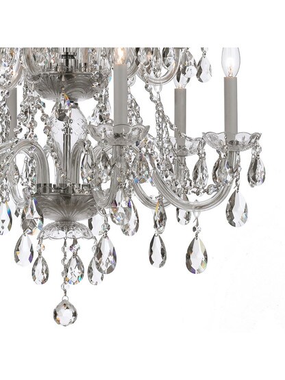 Traditional Crystal 12 Light Chandelier