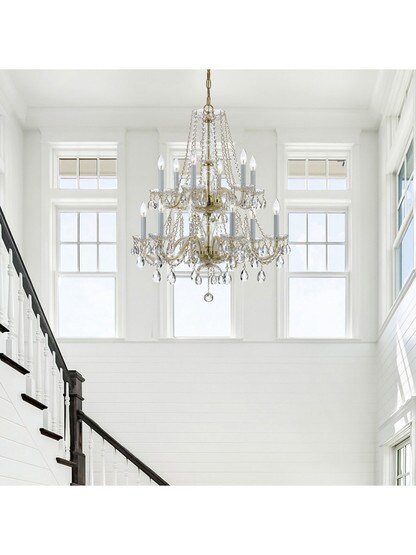 Traditional Crystal 12 Light Chandelier