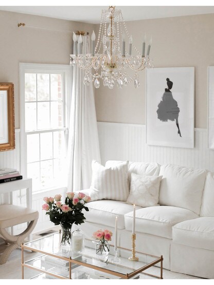 Traditional Crystal 8 Light Chandelier