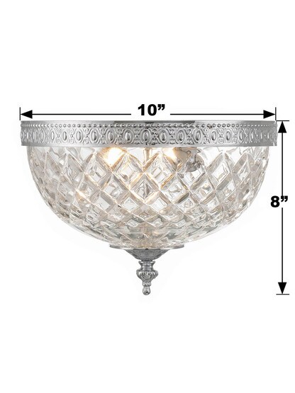 Paros 10" Flush-Mount Ceiling Light