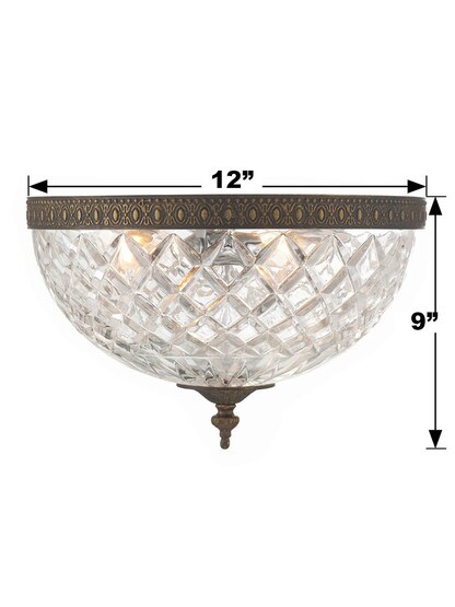 Paros 12" Flush-Mount Ceiling Light