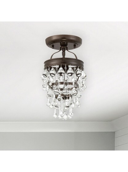 Calypso Mini Semi-Flush Mount Ceiling Light