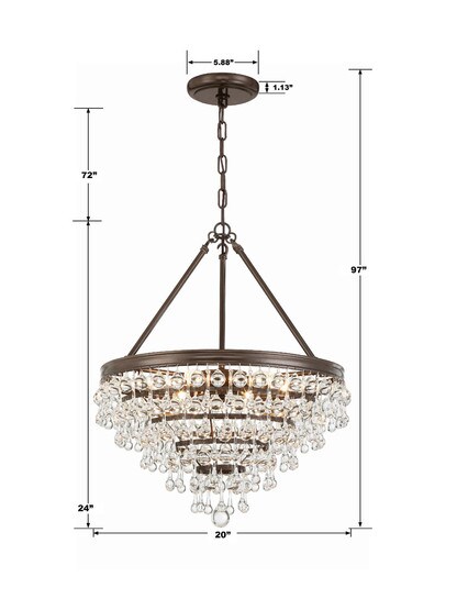 Calypso 6-Light Chandelier