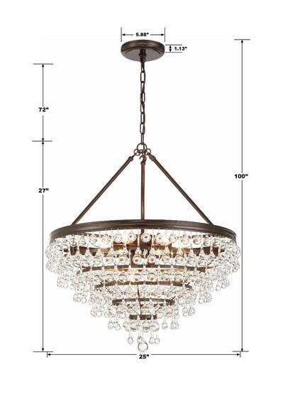 Calypso 8-Light Chandelier