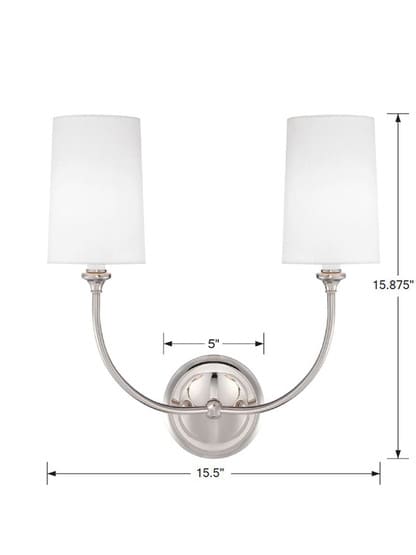 Sylvan 2-Light Wall Sconce
