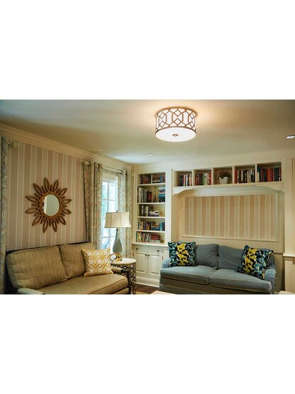 Alternate View of Jennings Flush-Mount Ceiling Light.