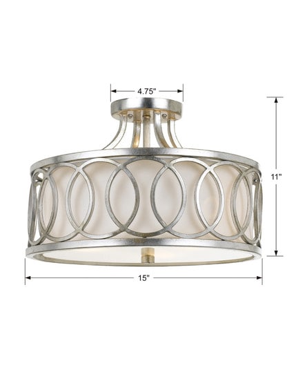 Graham Semi-Flush Mount Ceiling Light